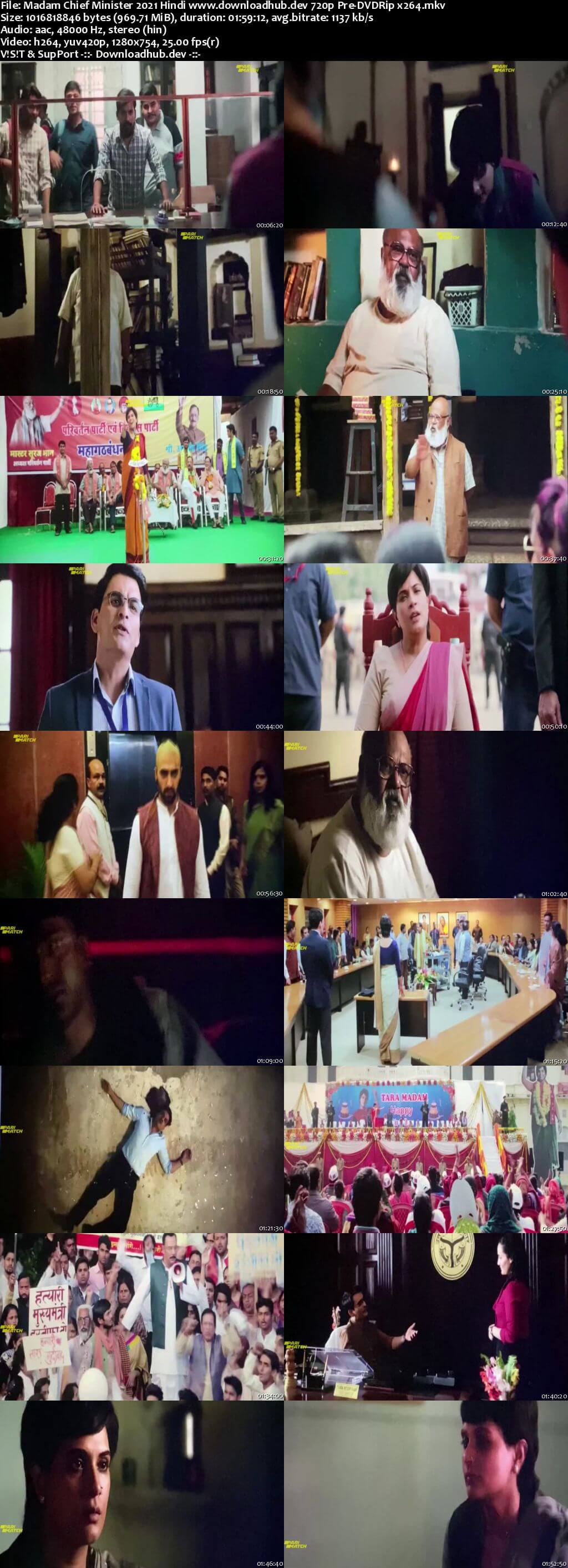 Madam Chief Minister 2021 Hindi 720p 480p Pre-DVDRip x264