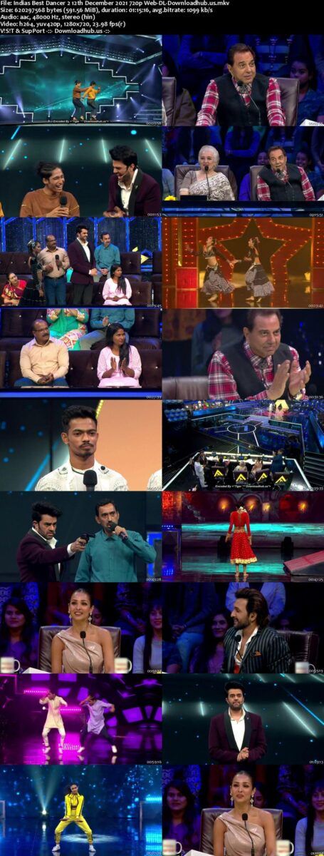 Indias Best Dancer 2 12 December 2021 Episode 18 Web-DL 720p 480p
