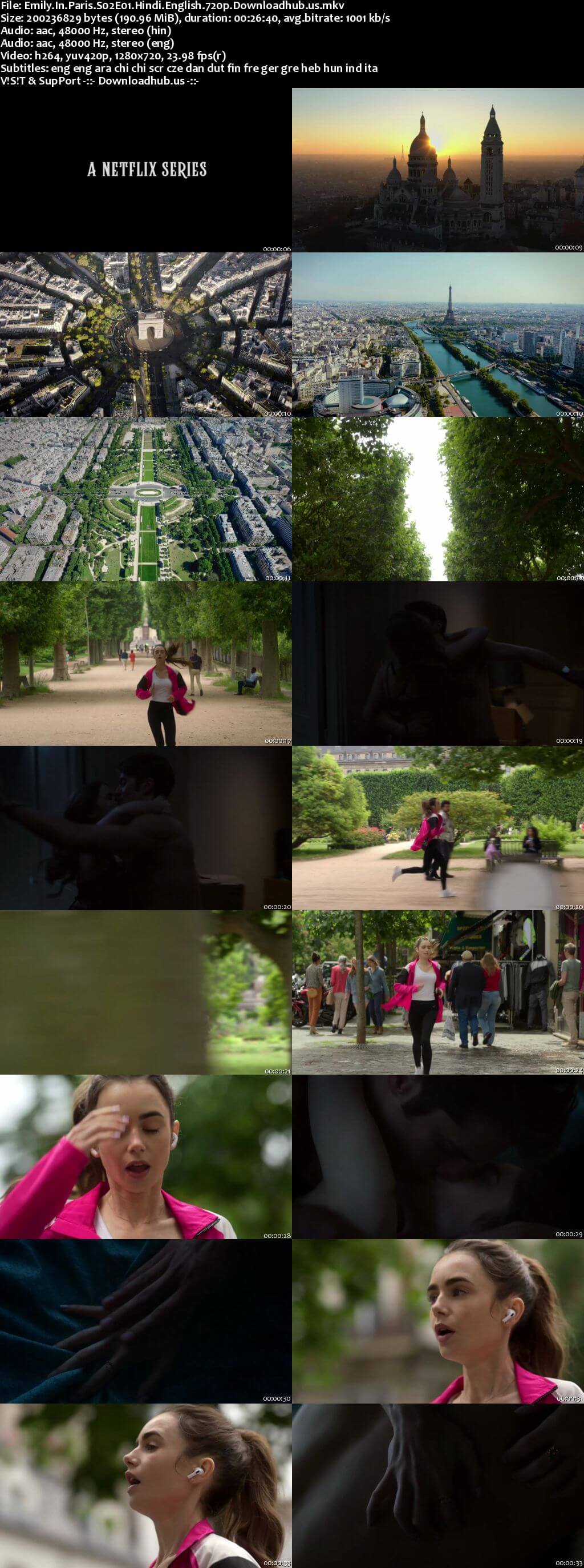 Emily in Paris 2021 S02 Complete Hindi Dual Audio 720p Web-DL MSubs